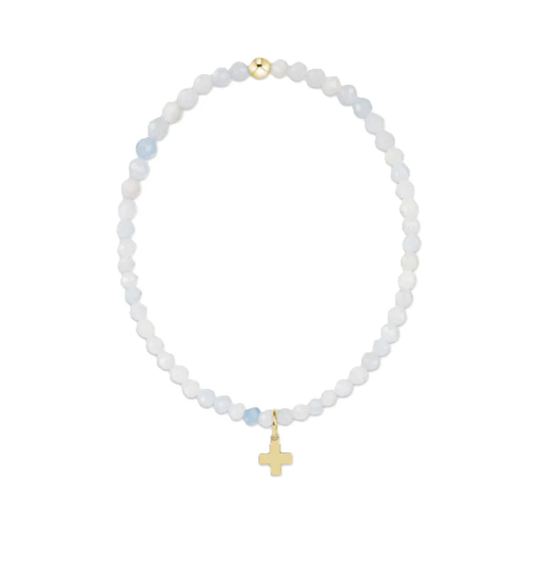 CLASSIC 3MM SIGNATURE GOLD CROSS