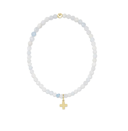 CLASSIC 3MM SIGNATURE GOLD CROSS