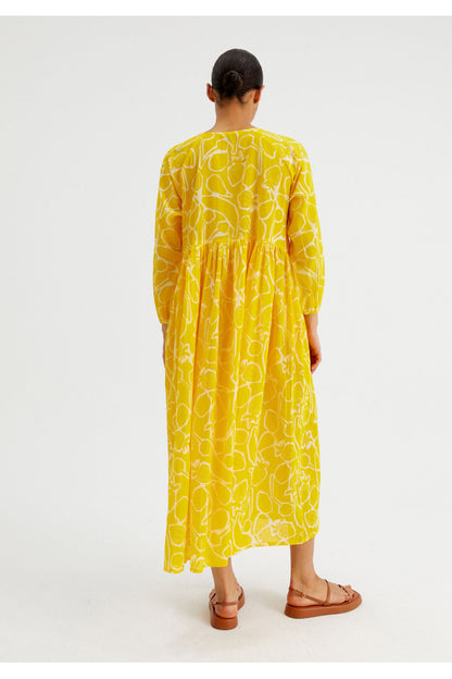 SUNSHINE FLORAL MIDI TUNIC
