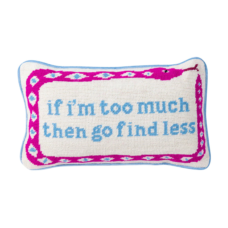 FURBISH NEEDLEPOINT PILLOWS