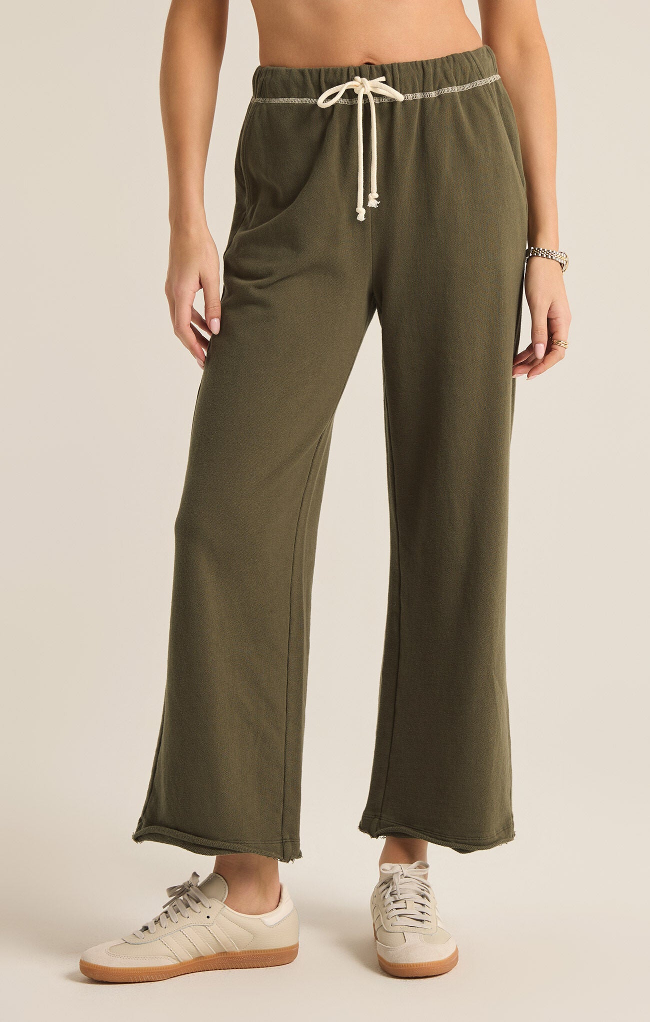 HUNTINGTON PANT IN GRAPE LEAF