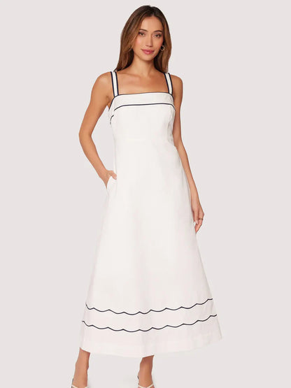 HAMPTONS HAZE MIDI  DRESS