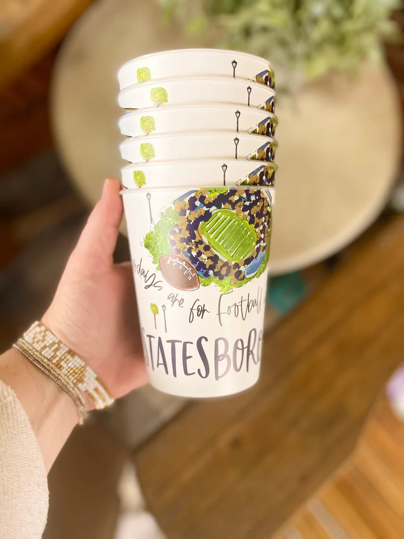 REUSABLE PARTY CUPS SET OF 6