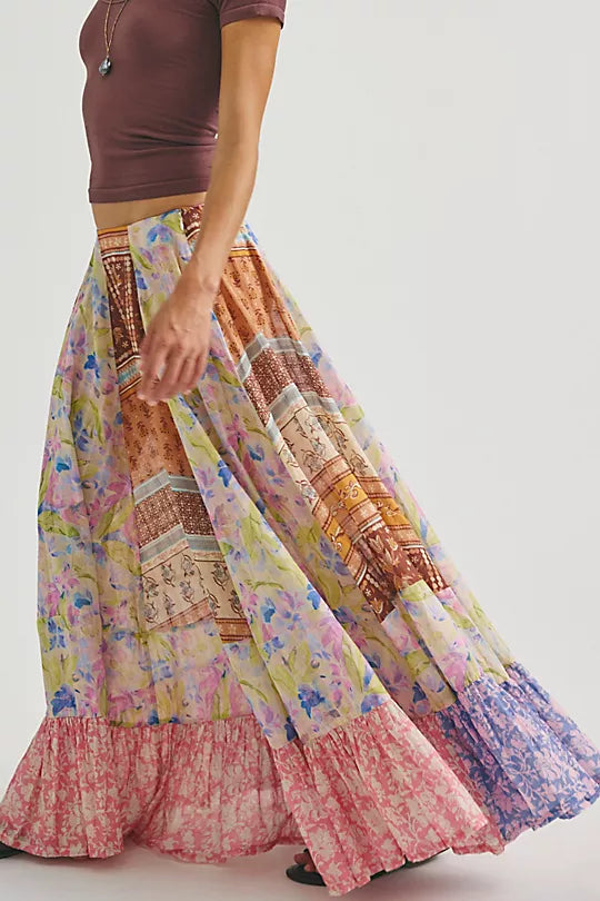 SANTA EULALIA PRINTED MAXI SKI