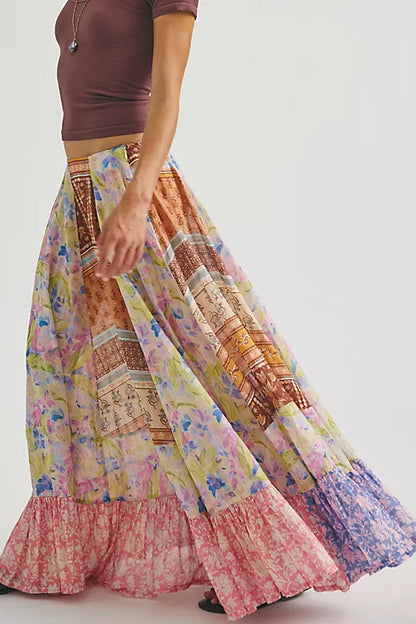 SANTA EULALIA PRINTED MAXI SKI