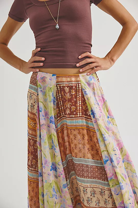 SANTA EULALIA PRINTED MAXI SKI