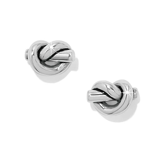 INTERLOCK SINGLE KNOT EARRING