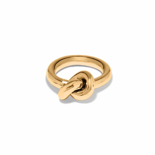 INTERLOCK SINGLE KNOT RING