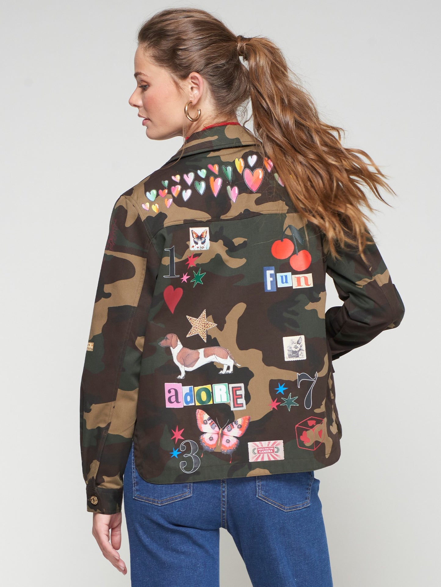 OLIVIA CAMO JACKET