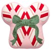 CANDY CANE EMBOIDERED PILLOW
