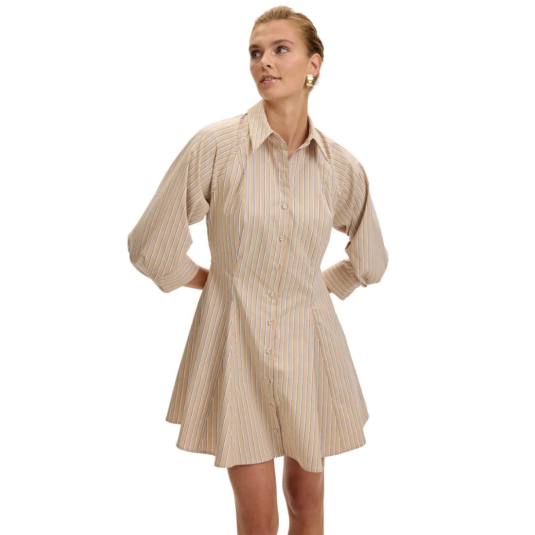 KAYLI TAUPE DRESS