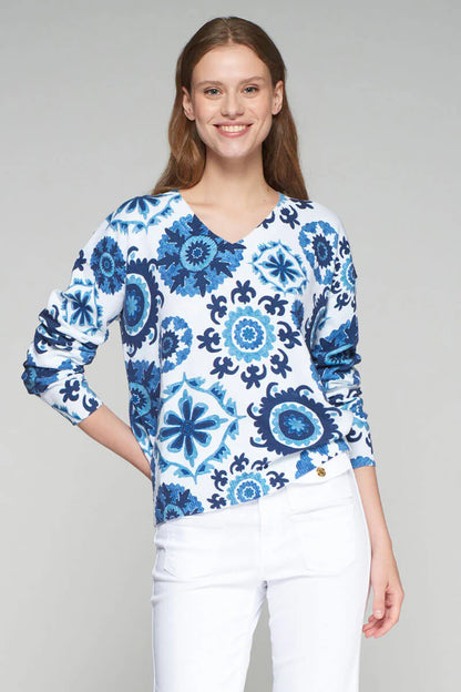 SUZANI AZULES