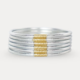 SILVER LUMINE ALL WEATHER BANGLES