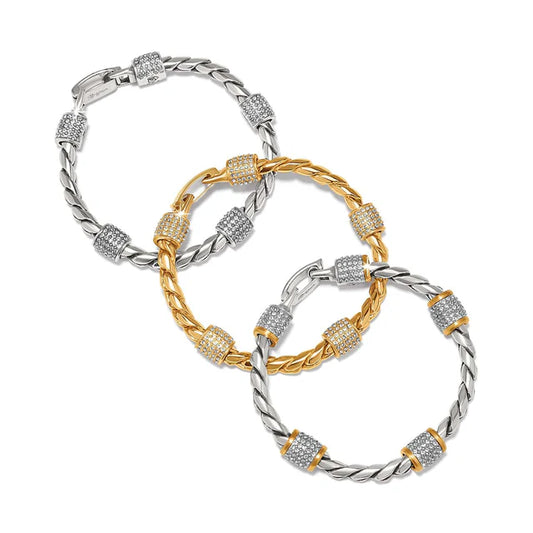 MERDIAN TWO TONE BRACELET
