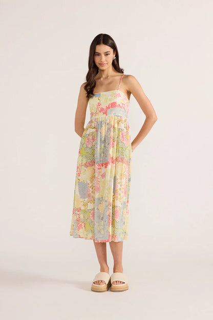 AURORA STRAPPY MIDI DRESS