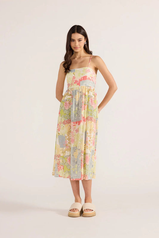AURORA STRAPPY MIDI DRESS