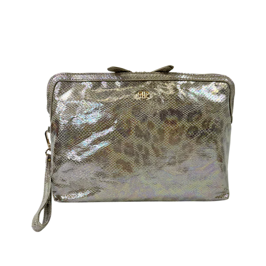 GLIMMER LEOPARD CLUTCH MAKEUP CASE