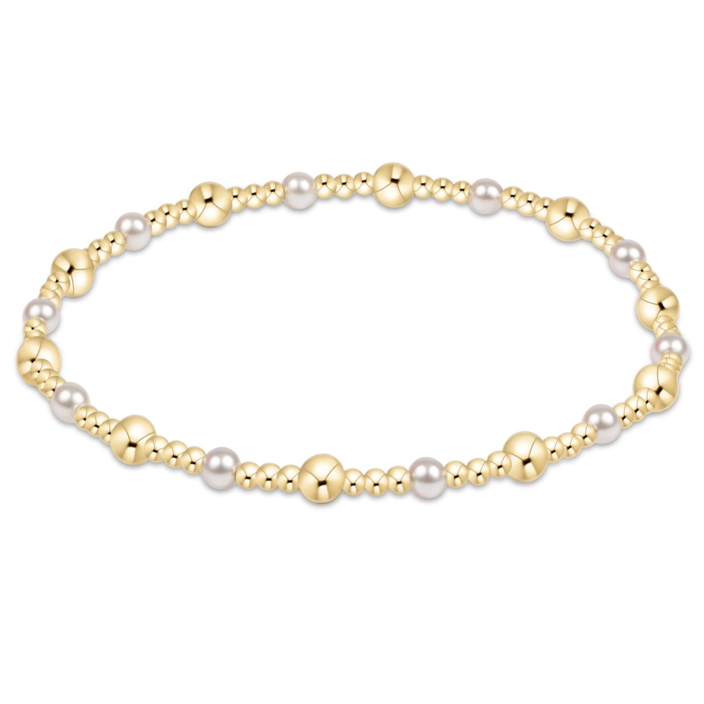 SINCERITY GOLD & PEARL 4MM