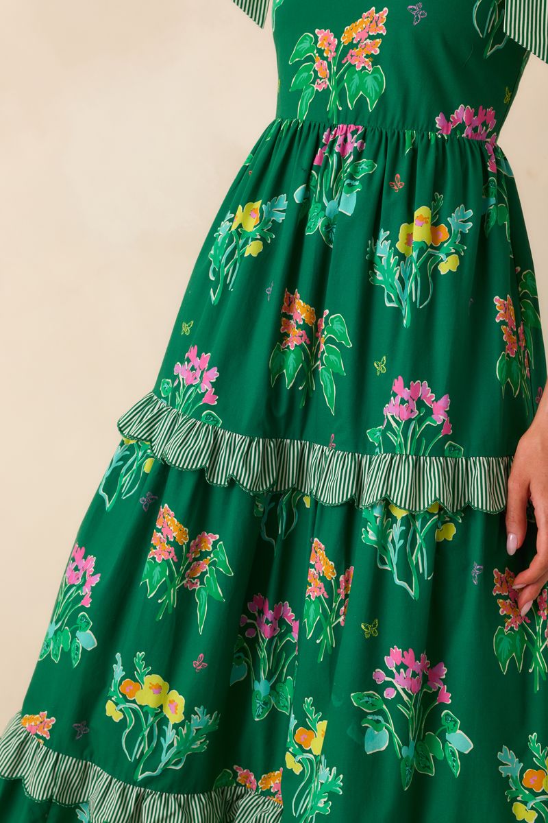 JULIETTE MAXI DRESS IN BOTANICAL AFFAIR