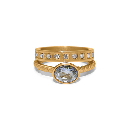 LOVE KNOWS DUO RINGS