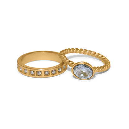 LOVE KNOWS DUO RINGS