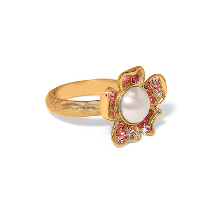 EVERBLOOM PEARL PINK RING