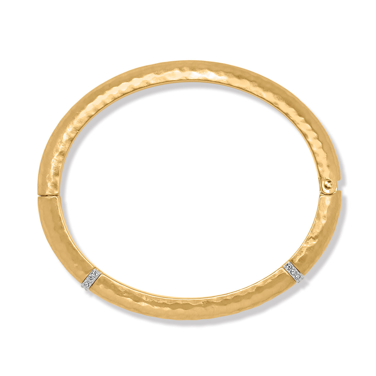 MERIDIAN GEO HINGED BANGLE