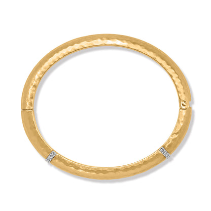 MERIDIAN GEO HINGED BANGLE