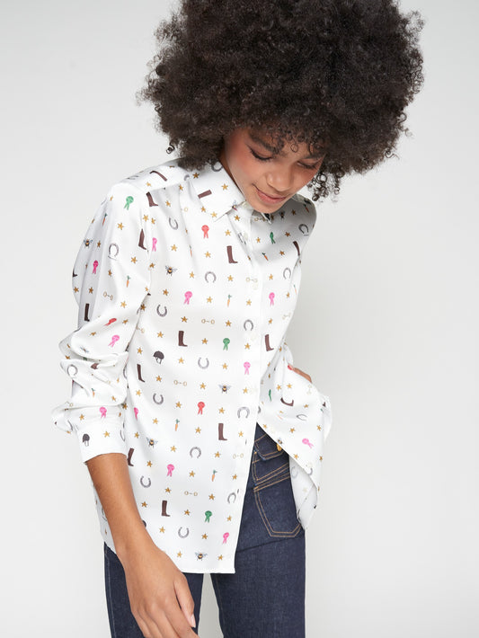 ECRU EQUESTRIAN TOP