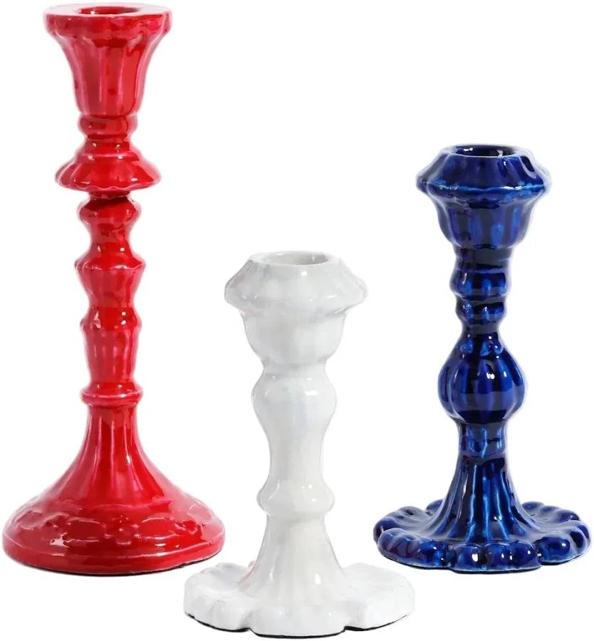 AMERICANA CANDLE HOLDERS