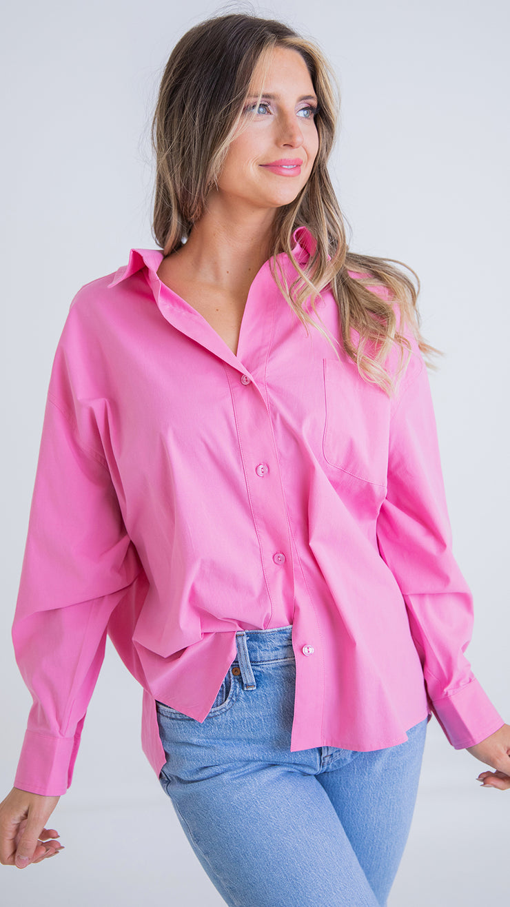 SIMS OVERSIZED BUTTON TOP