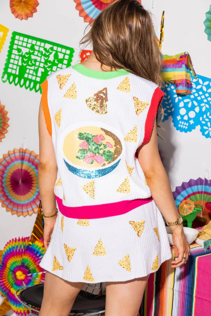 QUESO QUEEN SWEATER SKIRT Ally B Boutique