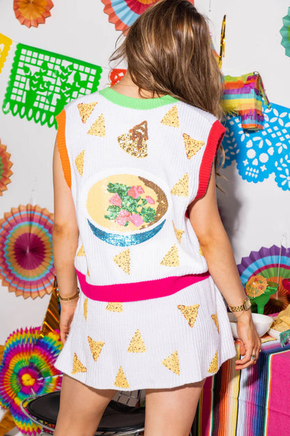 QUESO QUEEN SWEATER SKIRT