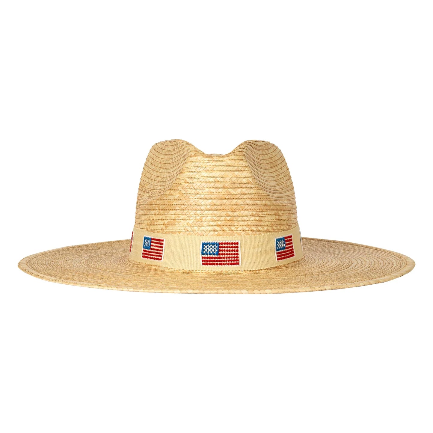 SUNSHINE TIENDA IVORY AMERICA PALM HAT