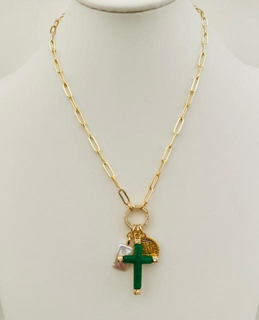 KNOTTY BLING NECKLACE
