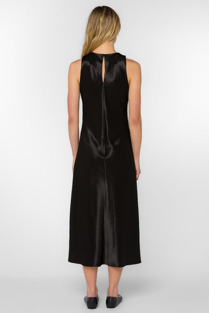 DORTHEA BLACK SLIP DRESS