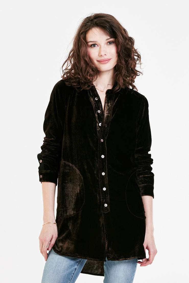 HAZEL VELVET TOP