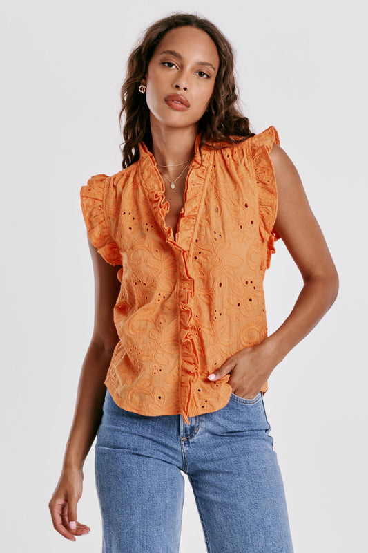 ELLIE APRICOT CRUSH TOP