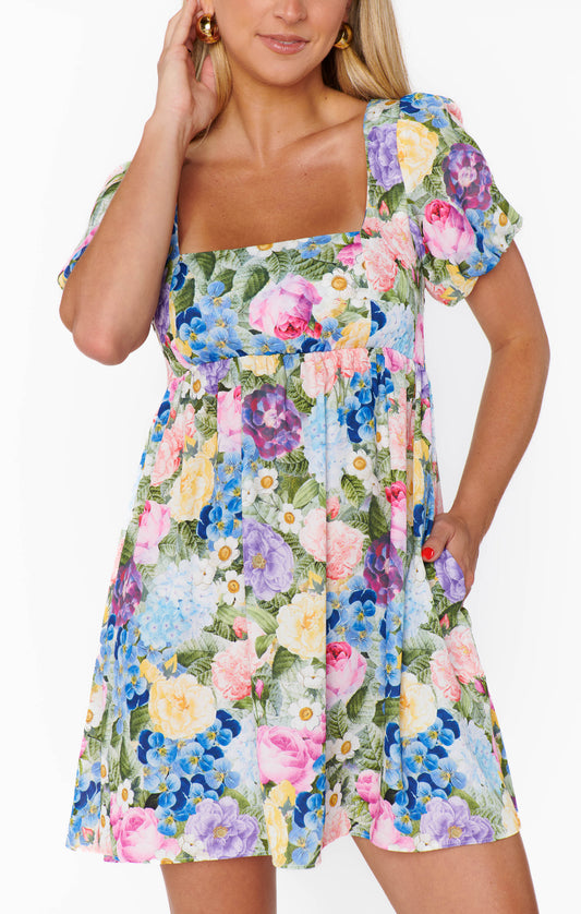 FLOWER SHOP MINI DRESS