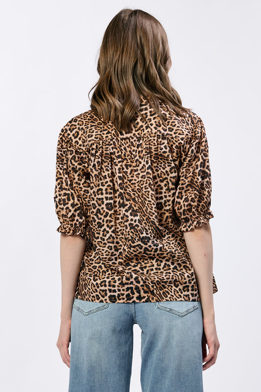 LEOPARD EDEN TOP