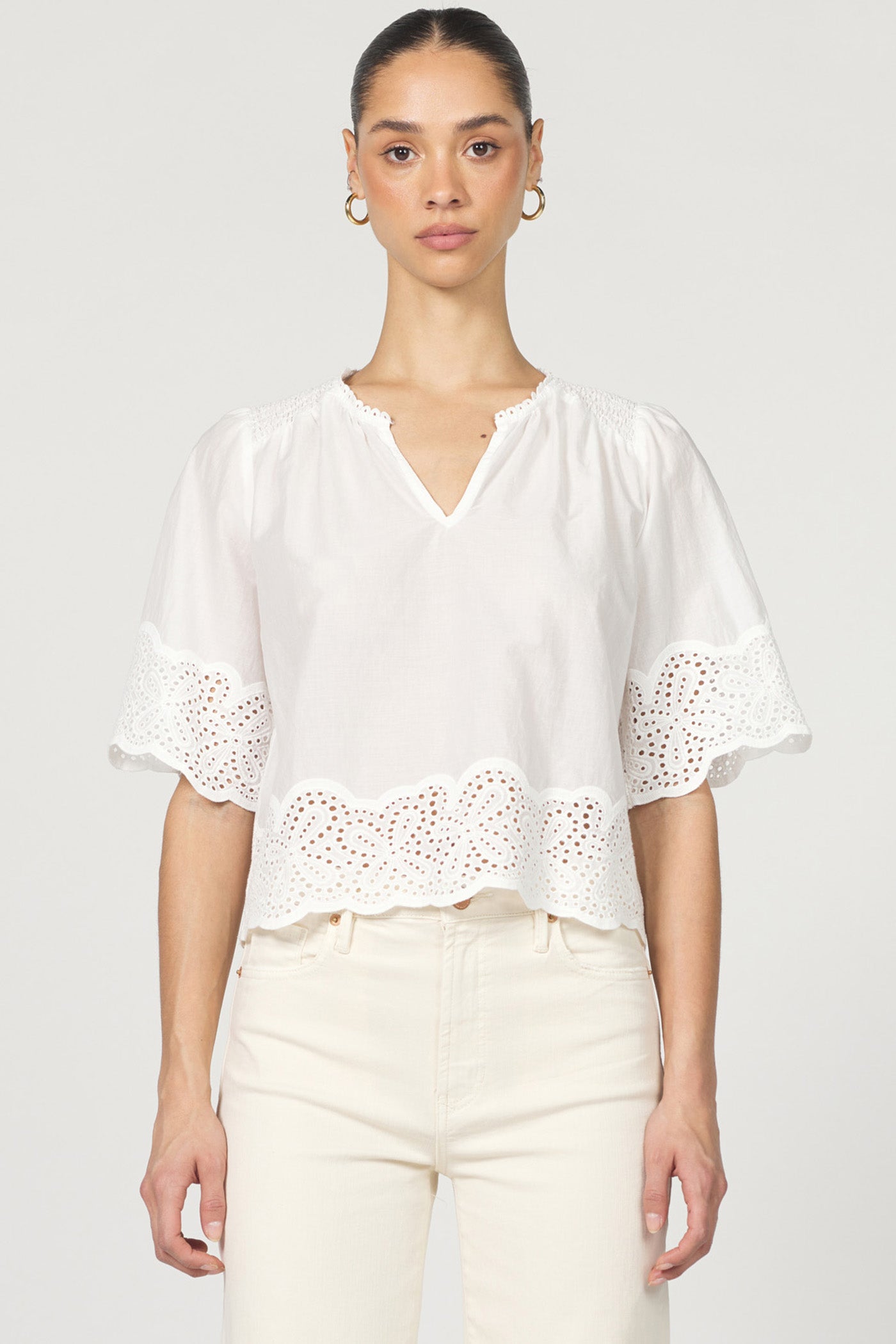 CLEMENT WHITE TOP