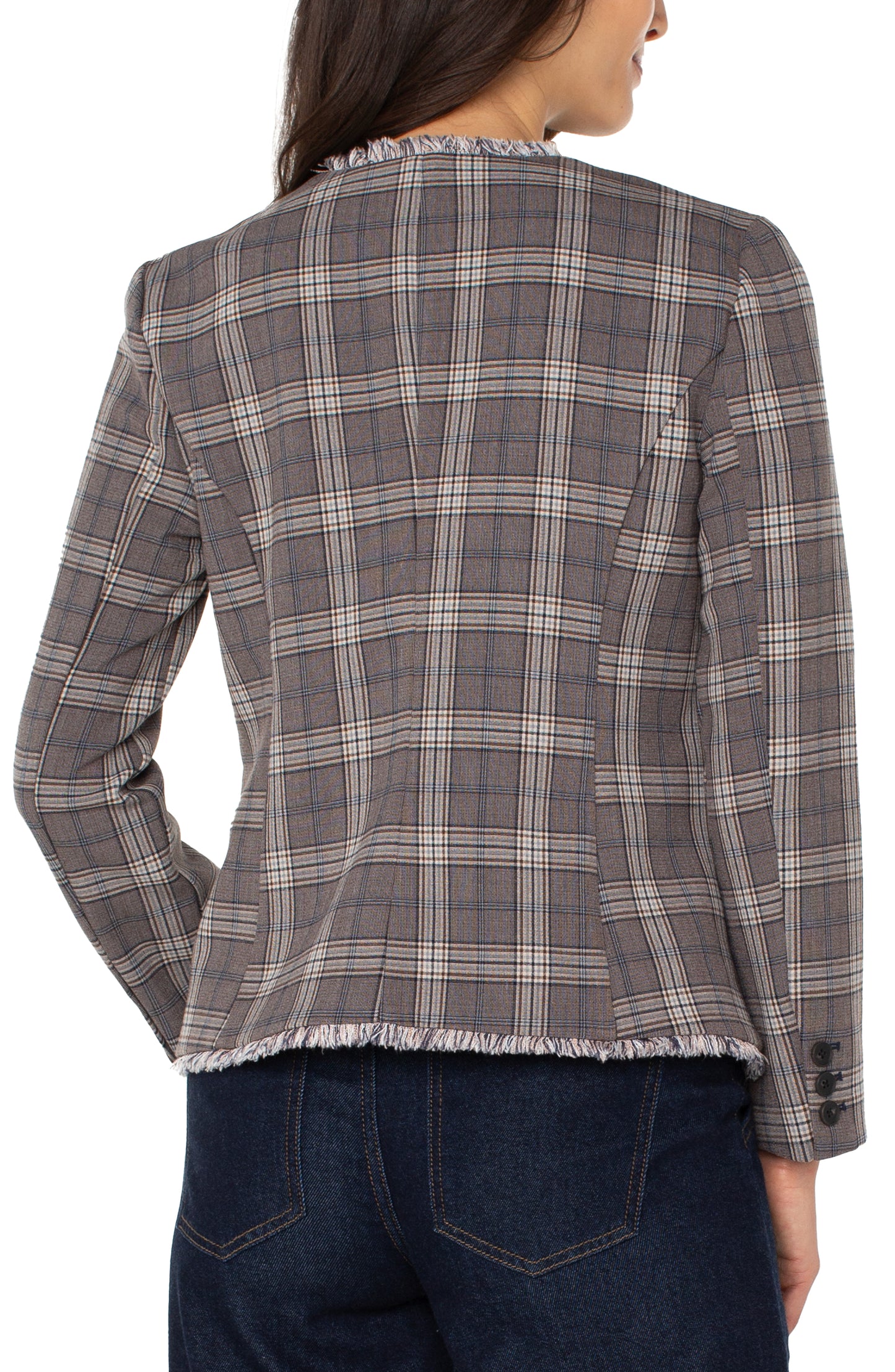 GLEN COLLARLESS BLAZER