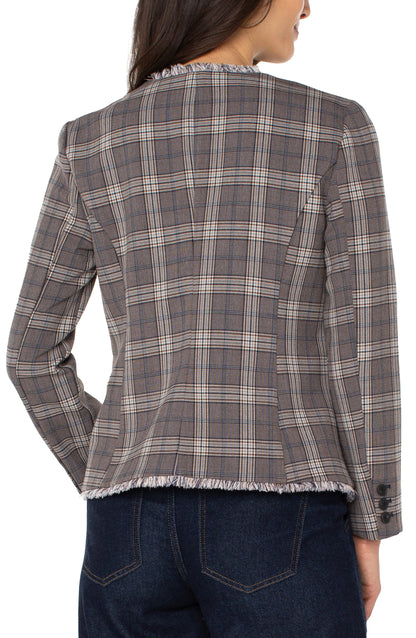 GLEN COLLARLESS BLAZER