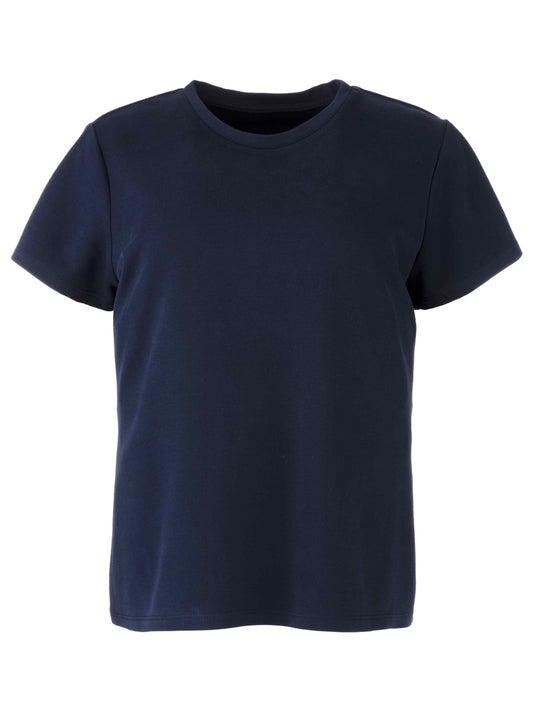REMINGTON  SCOOP NECK NAVY TEE