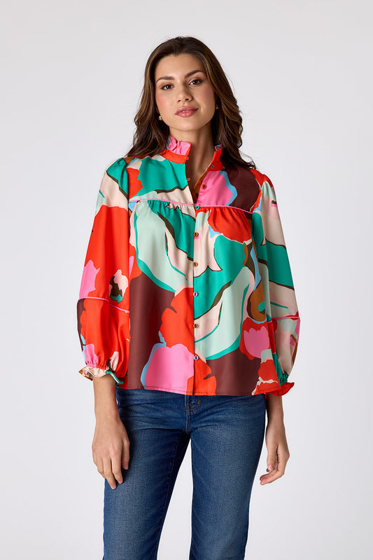 WORTH BLOUSE IN OKFEFFE TOP