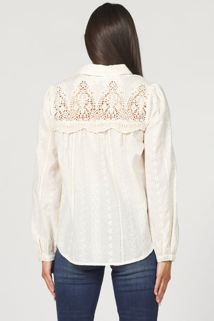 SIMONETTE IVORY TOP