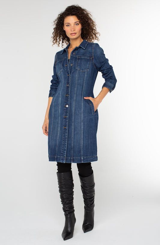 TRUCKER JACKET DRESS