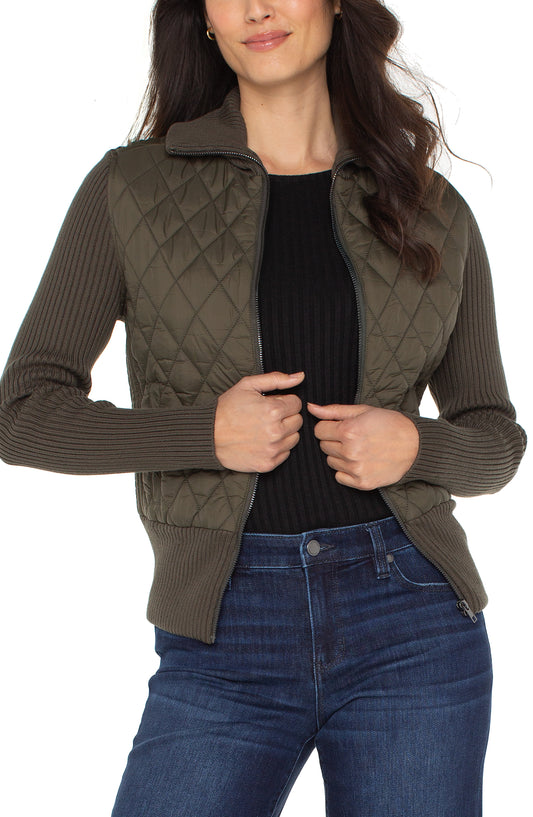 LIVERPOOL RIB SLEEVE JACKET
