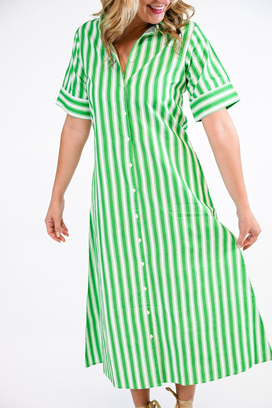 EMERALD IRIS DRESS