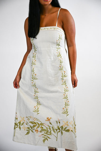 IVORY VINE CLEO DRESS